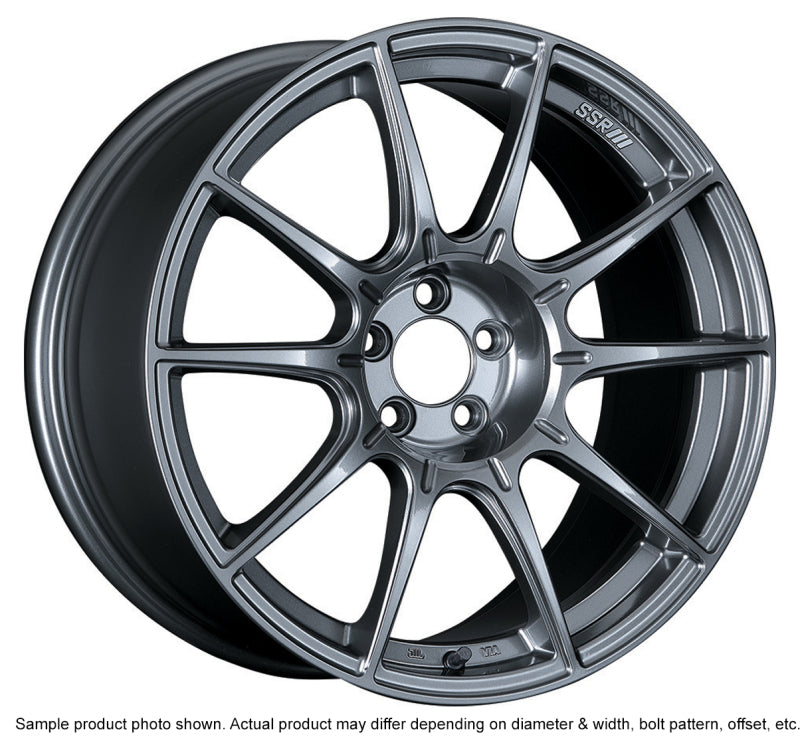 SSR GTX01 19x9.5 5/120 +38mm Offset Dark Silver Wheel (S/O, No Cancellations)