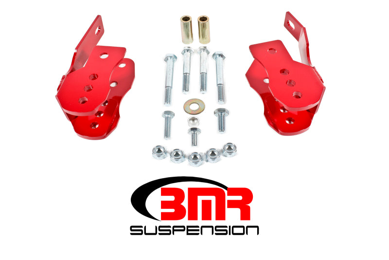 BMR 05-14 S197 Mustang Anschraubbare Querlenker-Umbauhalterungen - Rot