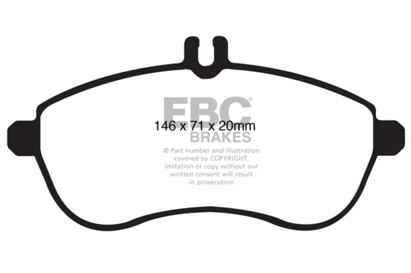 
                      
                        EBC 12-14 Mercedes-Benz C250 (W204) 1.8 Turbo Greenstuff Front Brake Pads
                      
                    