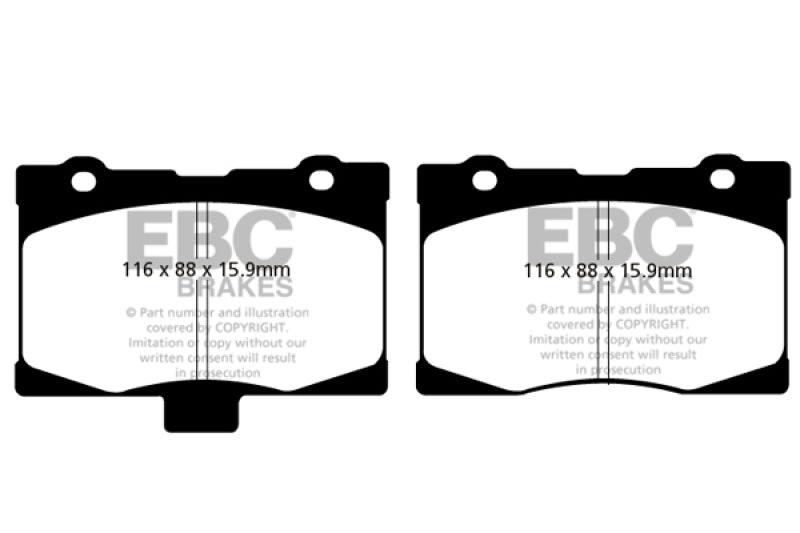 
                      
                        EBC 05-08 Acura RL 3.5 Greenstuff Front Brake Pads
                      
                    