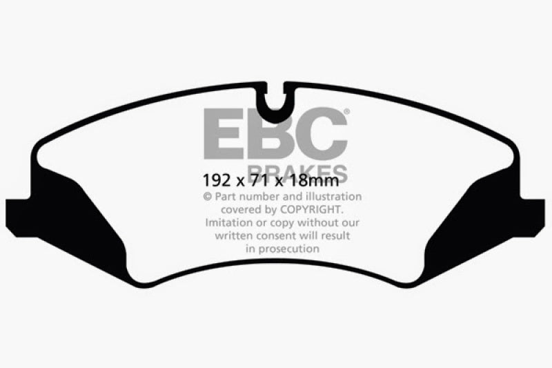 
                      
                        EBC 14+ Land Rover LR4 3.0 Supercharged Greenstuff Front Brake Pads
                      
                    