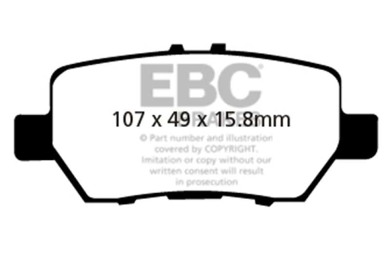 
                      
                        EBC 05-08 Acura RL 3.5 Greenstuff Rear Brake Pads
                      
                    