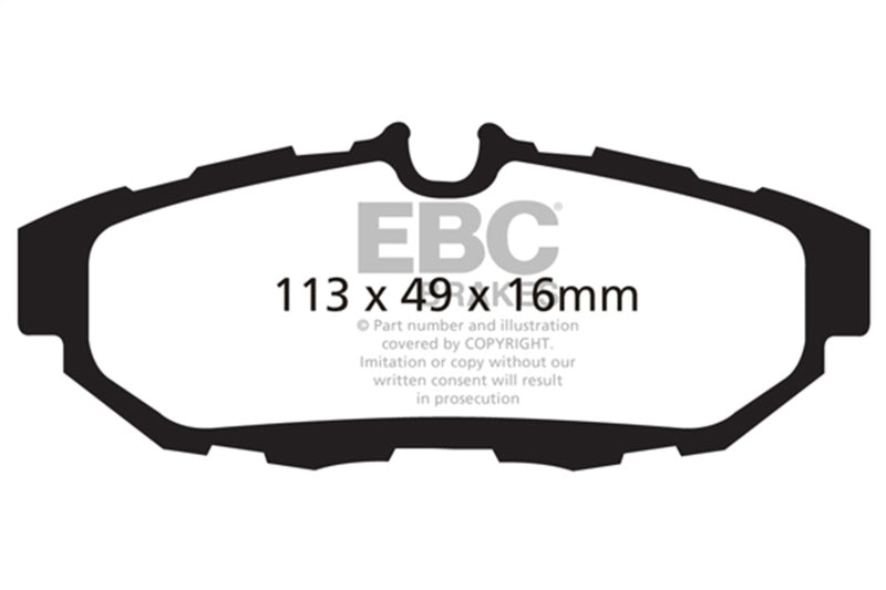 
                      
                        EBC 10-14 Ford Mustang 5.0 Bluestuff Rear Brake Pads
                      
                    