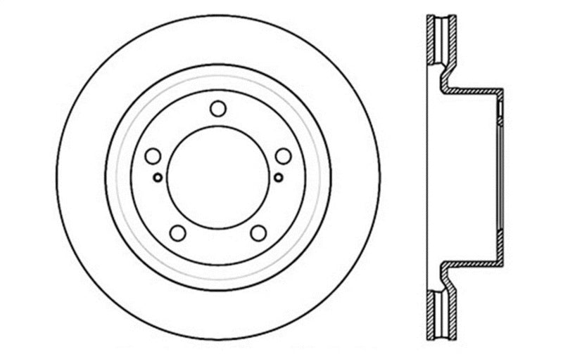 StopTech Drilled Sport Brake Rotor