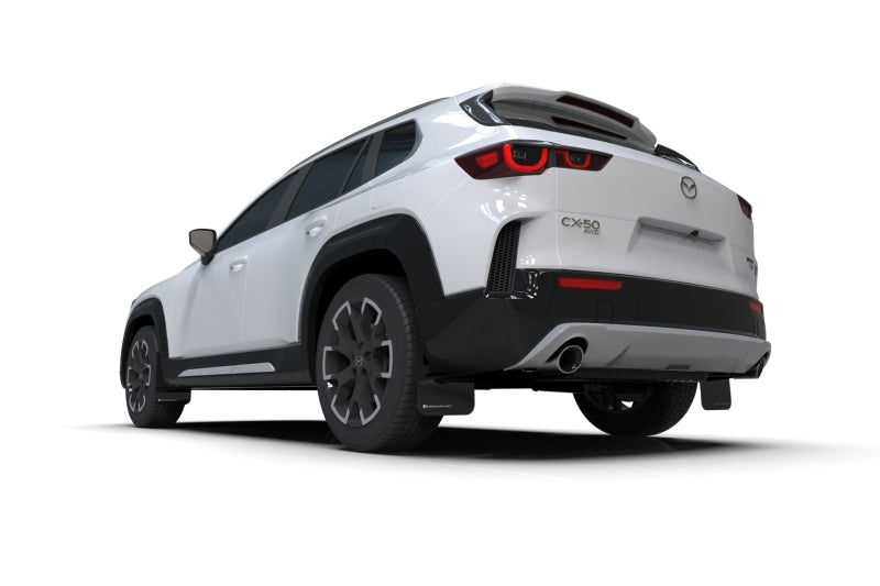 
                      
                        Rally Armor 23–25 Mazda CX-50 (passt nicht für CX-5), schwarzer UR-Schmutzfänger mit grauem Logo
                      
                    