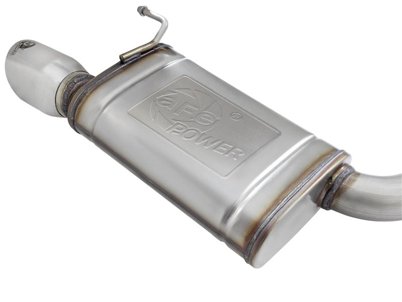 Układ wydechowy Cat-Back aFe MACHForce XP SS-304 EXH z polerowanymi końcówkami do Forda Mustanga EcoBoost 2.3L (15-16)