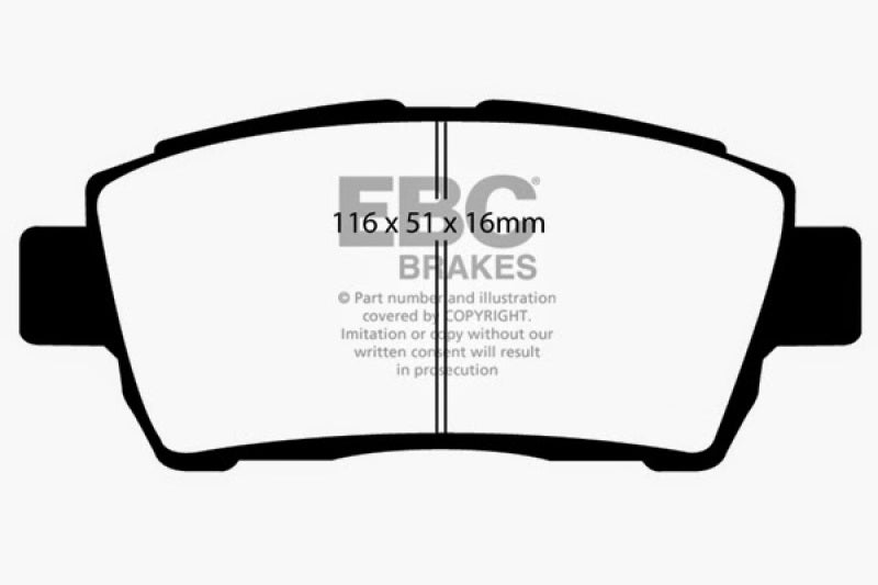 
                      
                        EBC 11-15 Scion IQ 1.3 Redstuff Front Brake Pads
                      
                    