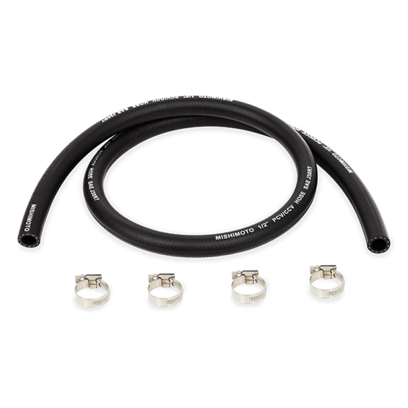 Mishimoto Universal-Auffangschläuche 0,5 Zoll x 4 Fuß