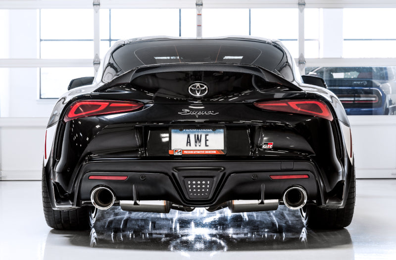 
                      
                        AWE 2020 Toyota Supra A90 Non-Resonated Touring Edition Exhaust - 5in Diamond Black Tips
                      
                    