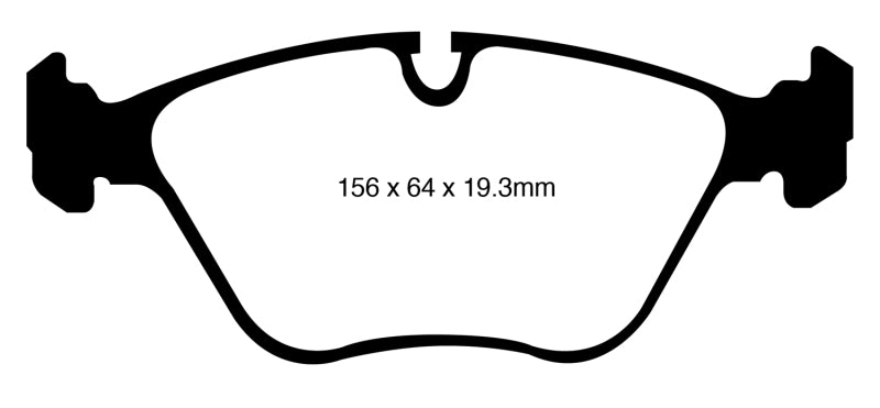 
                      
                        EBC 10-14 BMW X5 4.4 Twin Turbo (50) Greenstuff Front Brake Pads
                      
                    
