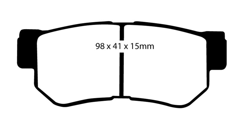 
                      
                        EBC 08-09 Hyundai Azera 3.3 Greenstuff Rear Brake Pads
                      
                    