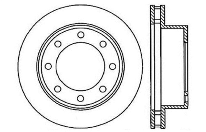 StopTech Drilled Sport Brake Rotor