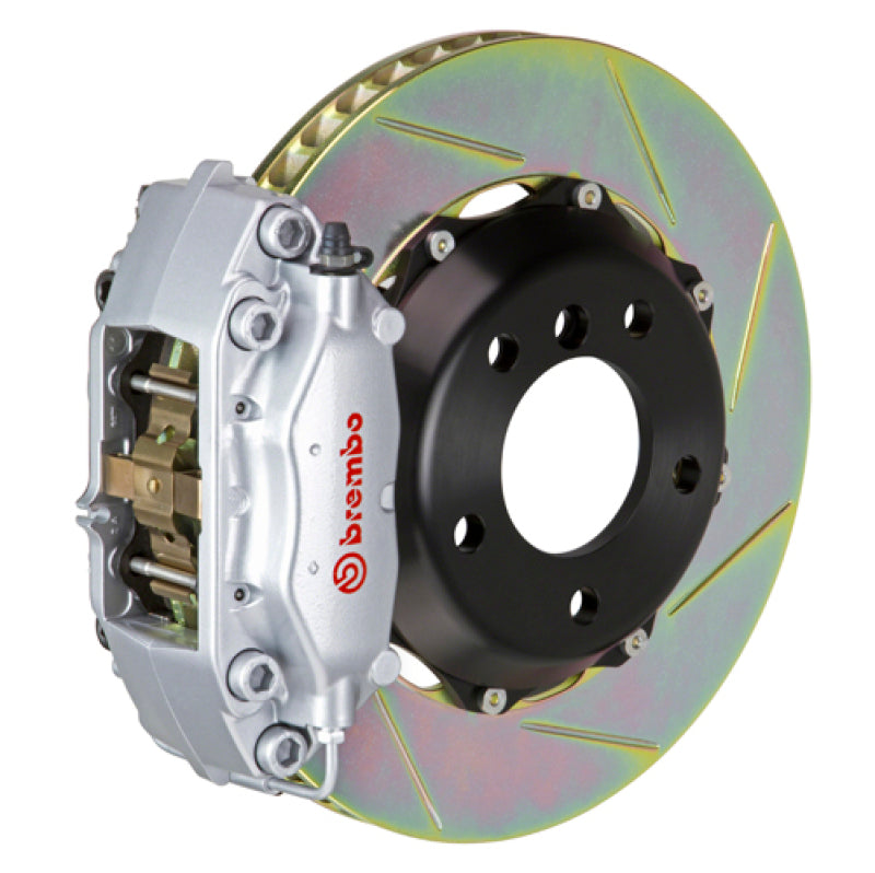 Brembo 05-11 Elise (Excl 4-Caliper Equipped) Fr GT BBK 4Pis Cast 2pc 328x28 2pc Rtr Slot Type1-Sil.