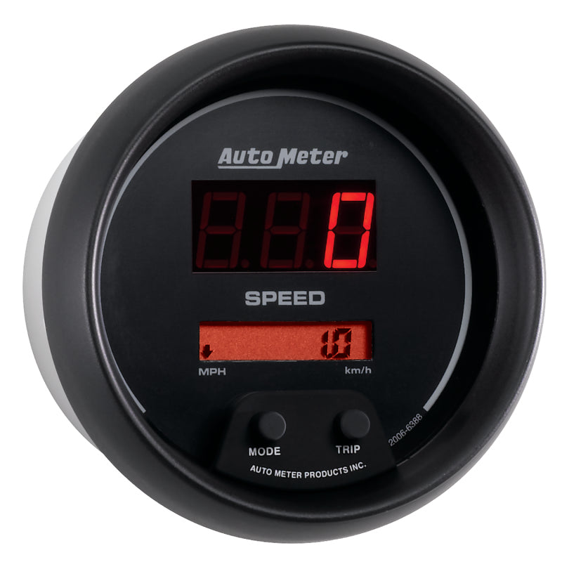 
                      
                        Autometer Sport-Comp Black 3 3/8in 160 MPH Digital Speedo Gauge
                      
                    