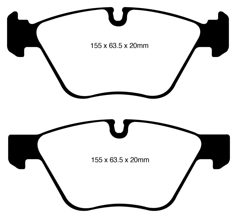 
                      
                        EBC 08-10 BMW 128 3.0 Yellowstuff Front Brake Pads
                      
                    