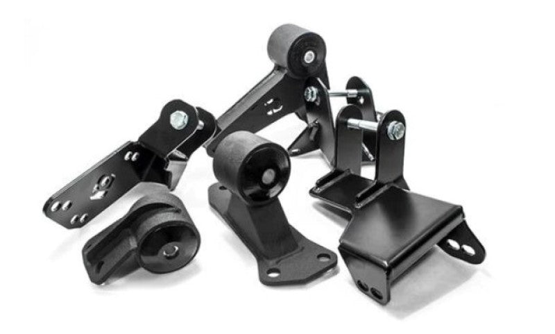 Innovative 96-00 Civic K-Series Black Steel Mounts 85A Bushings (EG/DC Subframe)