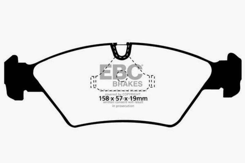 
                      
                        EBC 87-91 BMW M3 E30 Bluestuff Front Brake Pads
                      
                    