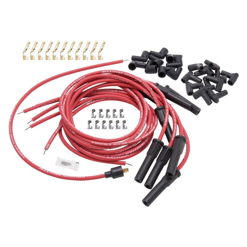 
                      
                        Edelbrock Spark Plug Wire Set Universal Flex Boots 50 Ohm Resistance 8 65mm Red Wire (Set of 9)
                      
                    