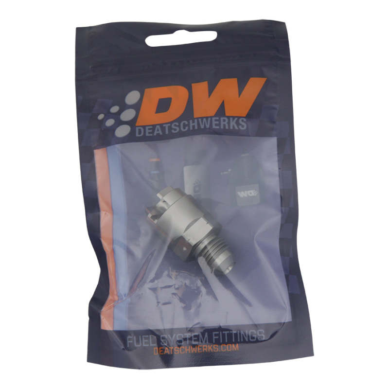 
                      
                        DeatschWerks 6AN Male Flare to 1/4in Female EFI Quick Connect Adapter
                      
                    