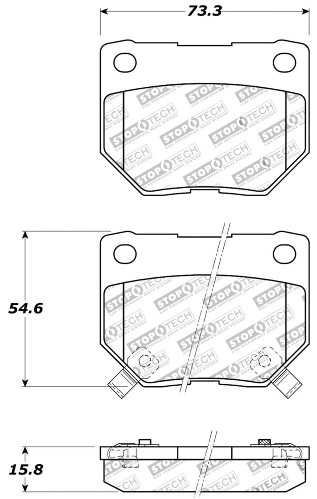 
                      
                        StopTech Performance 06-07 Subaru Impreza WRX (Exc STi) Rear Brake Pads
                      
                    