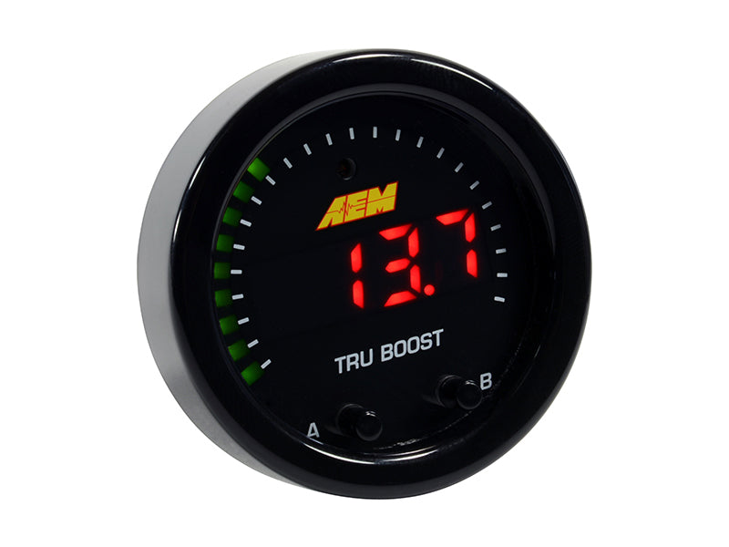 
                      
                        AEM X-Series Tru-Boost Controller Gauge w/ Boost Control Solenoid 80PSIg Internal MAP Sensor
                      
                    