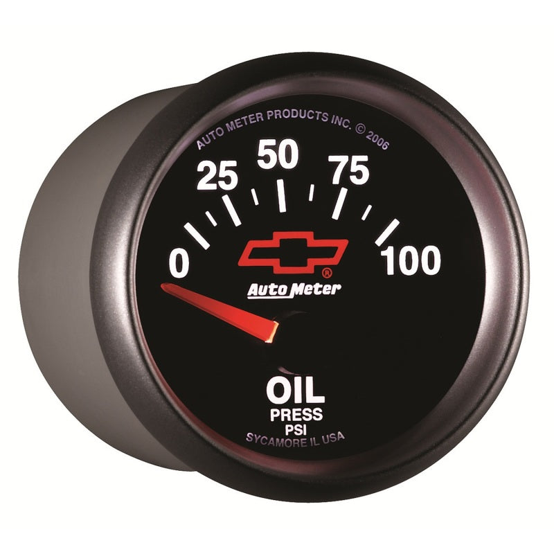 
                      
                        Autometer Oil Pressure 2-1/16, 0-100 PSI - Red Bowtie
                      
                    