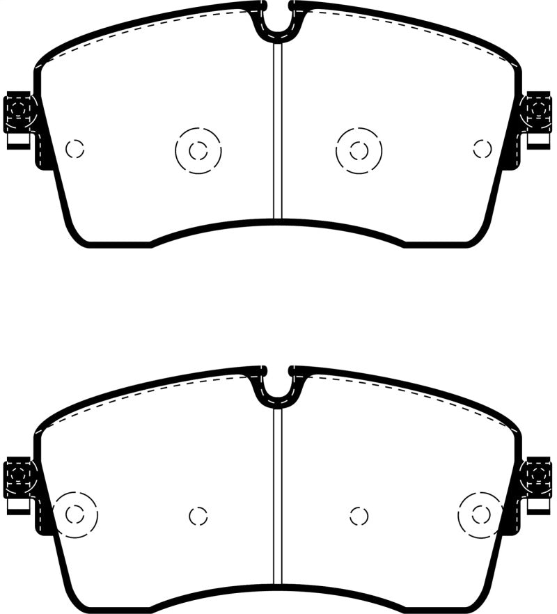 EBC 2018+ Jaguar E-Pace 2.0L Turbo (246) Yellowstuff Front Brake Pads