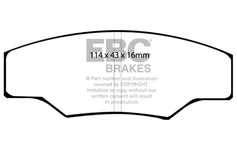 
                      
                        EBC Brakes Bluestuff Street and Track Day Brake Pads
                      
                    