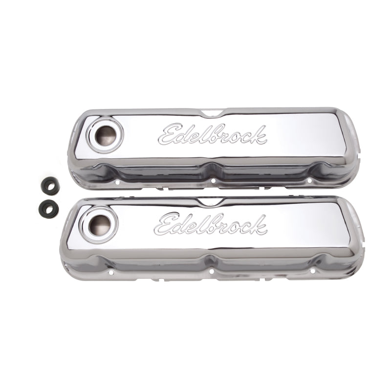 
                      
                        Edelbrock Valve Cover Signature Series Ford 260-289-302-351W CI V8 Chrome
                      
                    