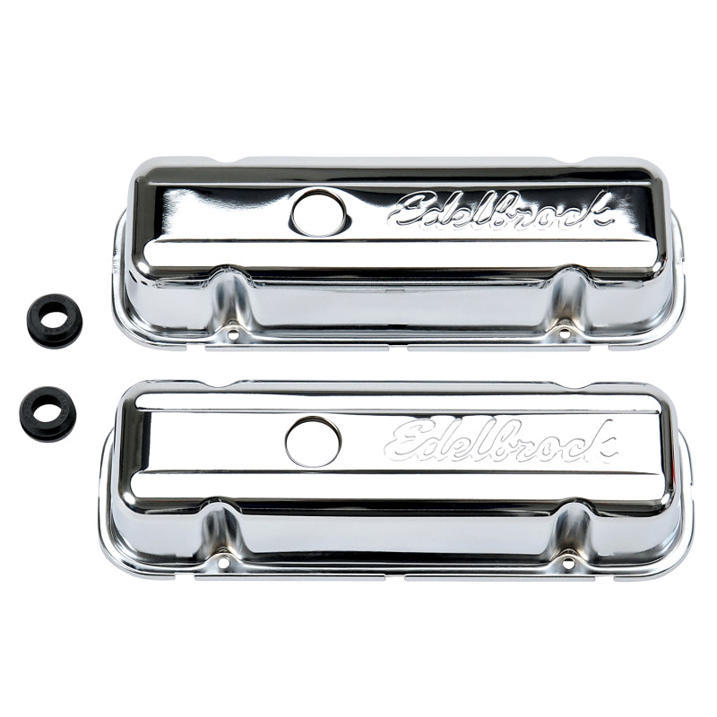 
                      
                        Edelbrock Valve Cover Signature Series Buick 1977 and Later 3 8L and 4 1L V6 Chrome
                      
                    