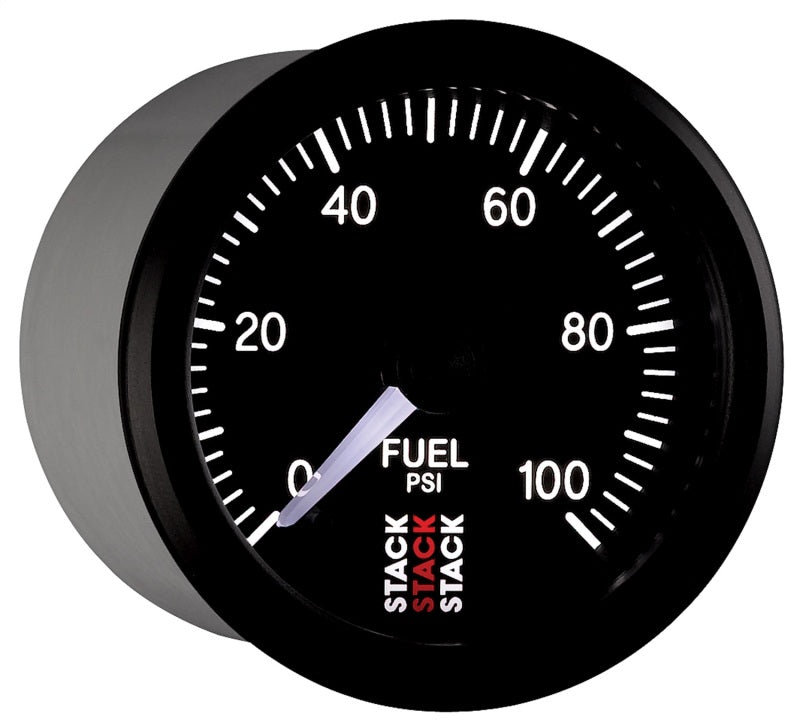 
                      
                        Autometer Stack 52mm 0-100 PSI 1/8in NPTF Male Pro Stepper Motor Fuel Pressure Gauge - Black
                      
                    