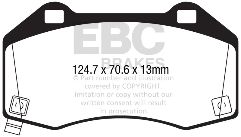 
                      
                        EBC 2017+ Fiat 124 Spider 1.4L Turbo Abarth Greenstuff Front Brake Pads
                      
                    