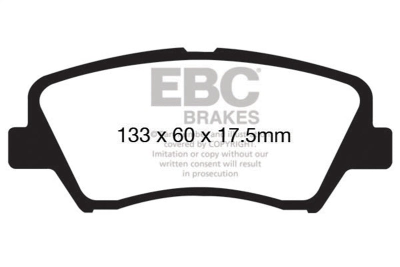 
                      
                        EBC 13+ Hyundai Elantra 1.8 Yellowstuff Front Brake Pads
                      
                    