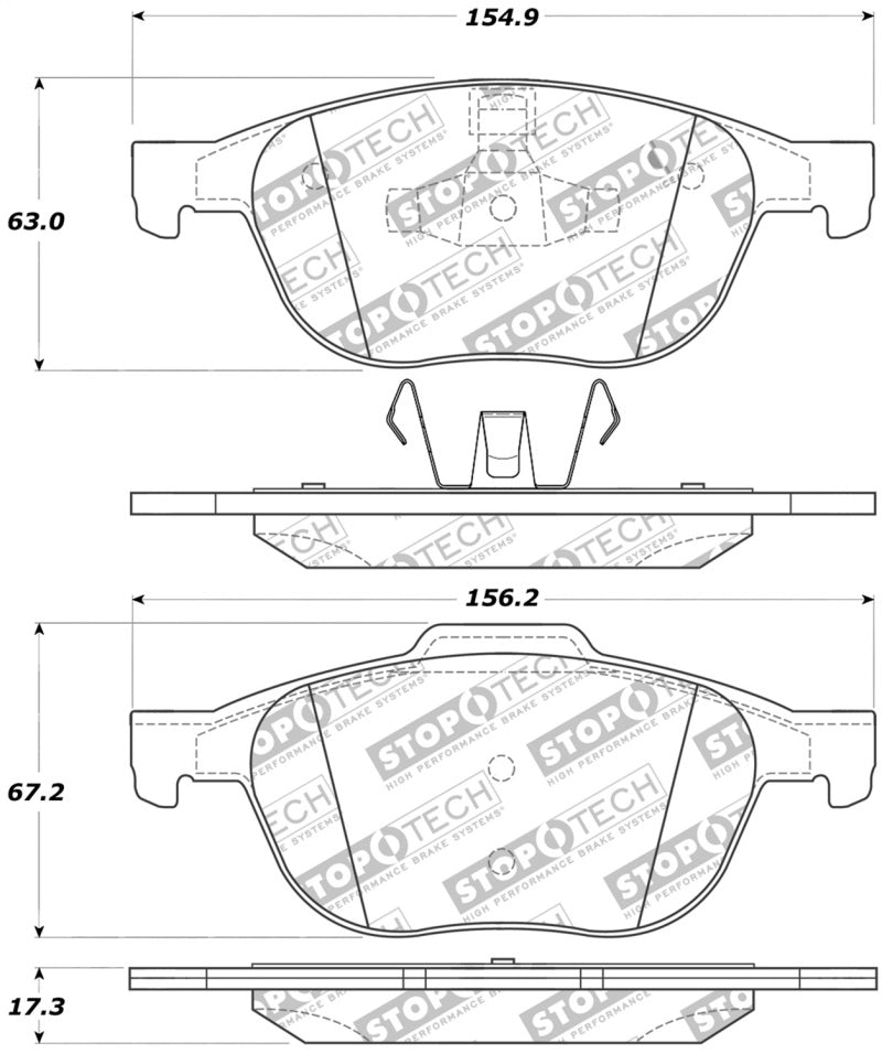 
                      
                        StopTech Performance 04-09 Mazda 3 Front Brake Pads
                      
                    