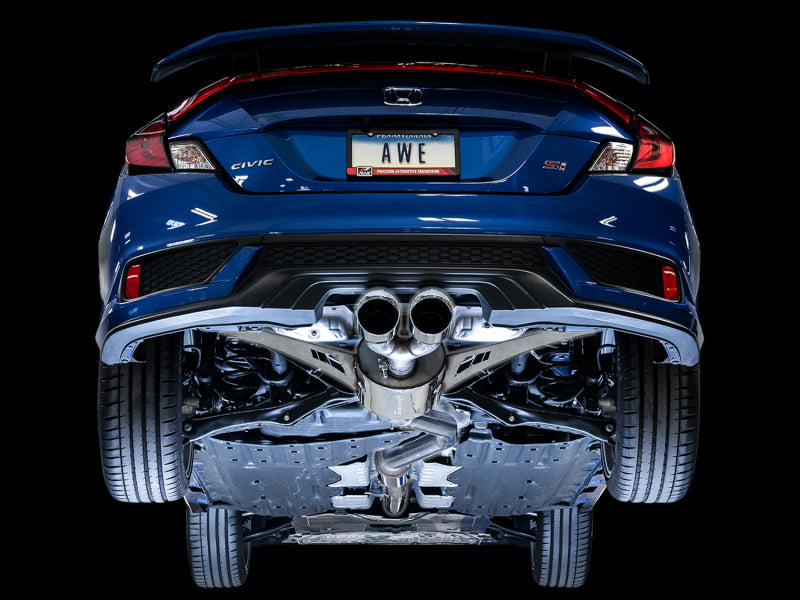 
                      
                        AWE Tuning 2016+ Honda Civic Si Touring Edition Exhaust w/Front Pipe & Dual Chrome Silver Tips
                      
                    