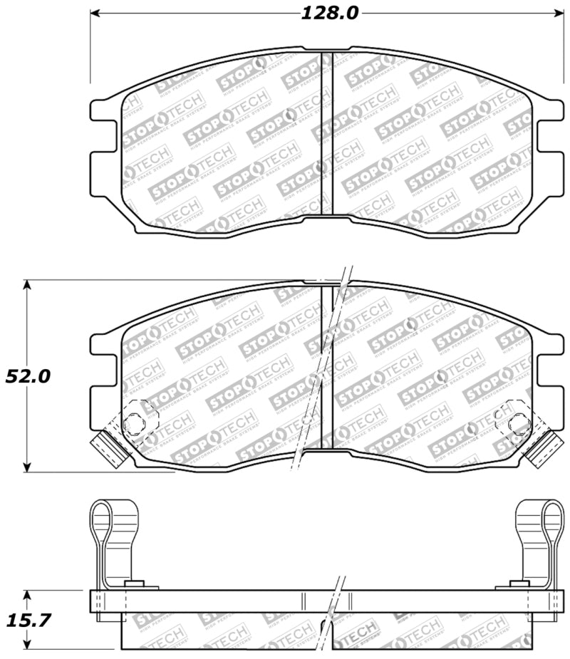 
                      
                        StopTech Performance 4/89-99 Mitsubishi Eclipse GST Front Brake Pads
                      
                    