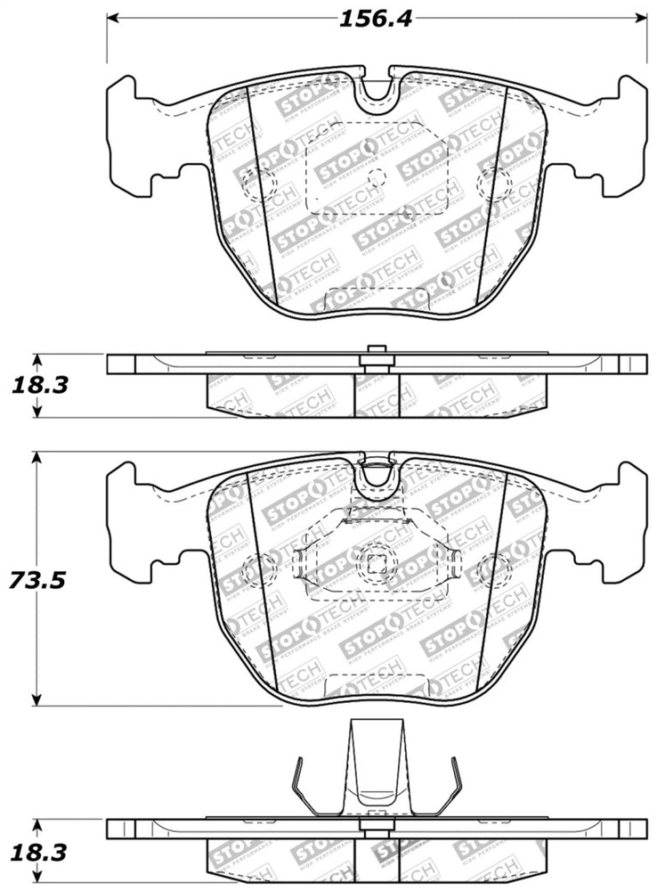 
                      
                        StopTech Performance 00-04 BMW M5 E39 / 00-06 X5 / 03-05 Range Rover HSE Front Brake Pads
                      
                    