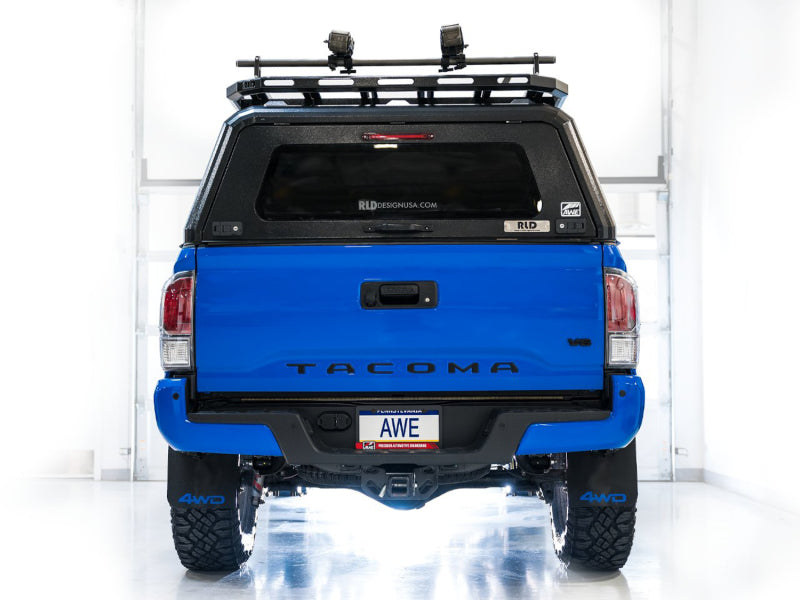 
                      
                        AWE 2016–2022 Toyota Tacoma 0FG Auspuff mit BashGuard – keine Spitzen
                      
                    