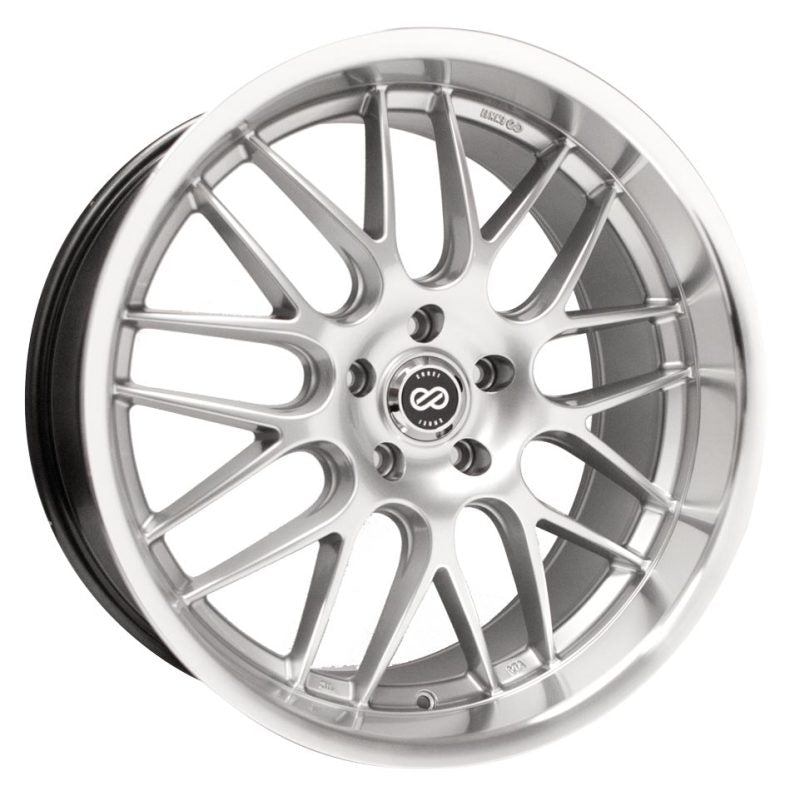 Enkei Lusso 20x9.5 35mm Offset 5x120 Bolt Pattern 72.6 Bore Hyper Silver Wheel