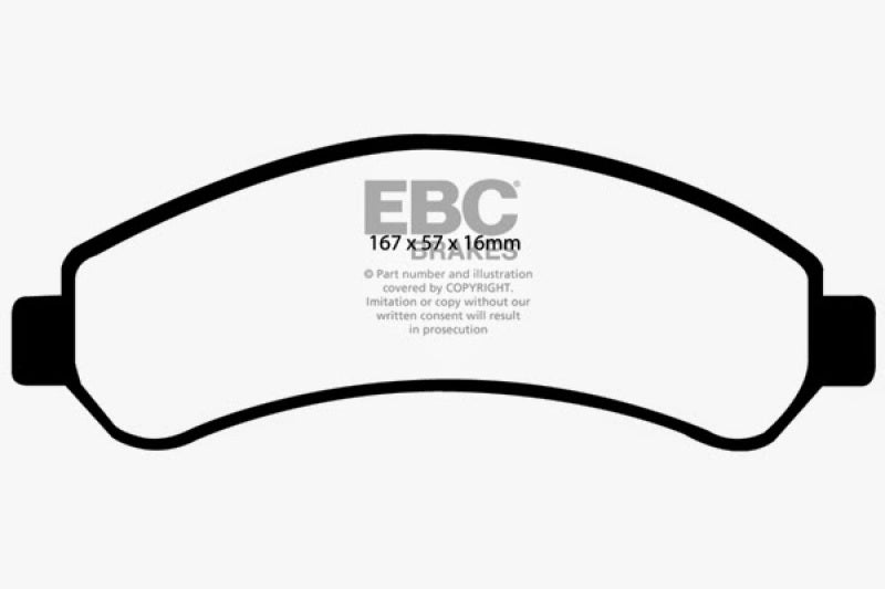 
                      
                        EBC 98-05 Chevrolet Blazer 4.3 2WD Yellowstuff Front Brake Pads
                      
                    