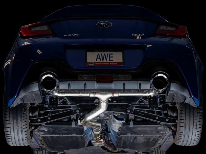 
                      
                        AWE Subaru BRZ/ Toyota GR86/ Toyota 86 Track Edition Cat-Back Exhaust- Chrome Silver Tips
                      
                    