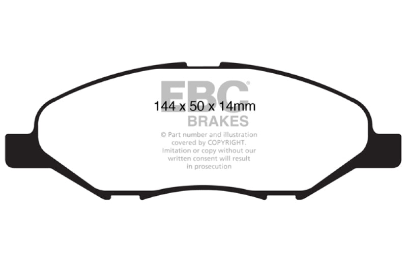 
                      
                        EBC 09-11 Nissan Versa 1.6 Greenstuff Front Brake Pads
                      
                    