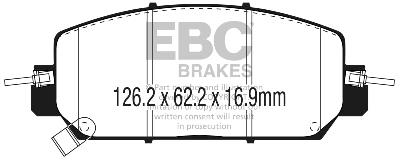 
                      
                        EBC 2017+ Honda CR-V 1.5L Turbo Greenstuff Front Brake Pads
                      
                    