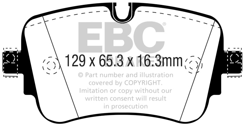 
                      
                        EBC 16-18 Audi Q7 Yellowstuff Rear Brake Pads
                      
                    