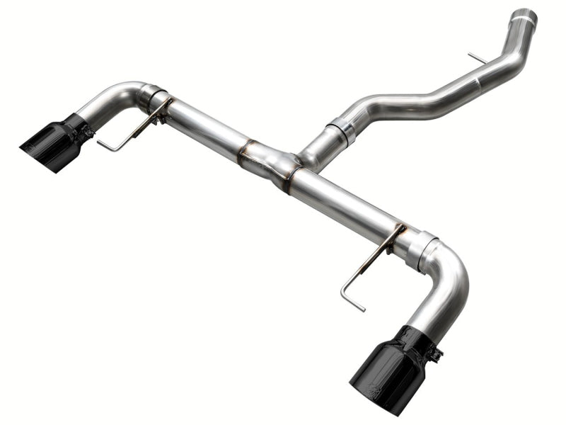 AWE 19–23 BMW 330i / 21–23 BMW 430i Base G2X Track Edition Axle Back Auspuff – Diamantschwarz