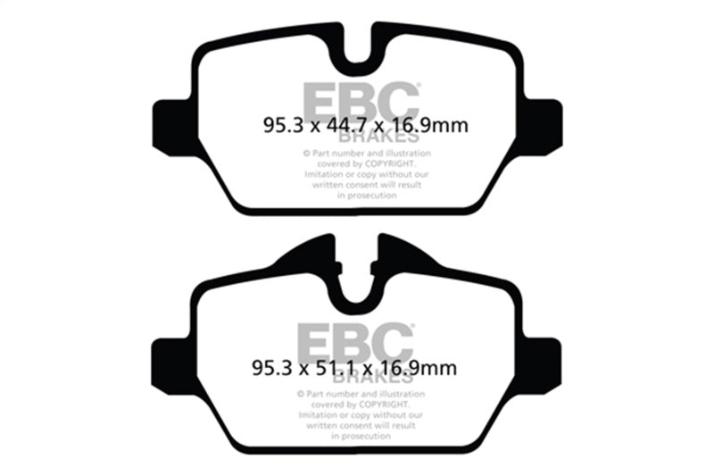 
                      
                        EBC 10+ Mini Countryman 1.6 Cooper Greenstuff Rear Brake Pads
                      
                    