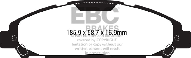 
                      
                        EBC 15+ Ford Mustang 2.3 Turbo Redstuff Front Brake Pads
                      
                    