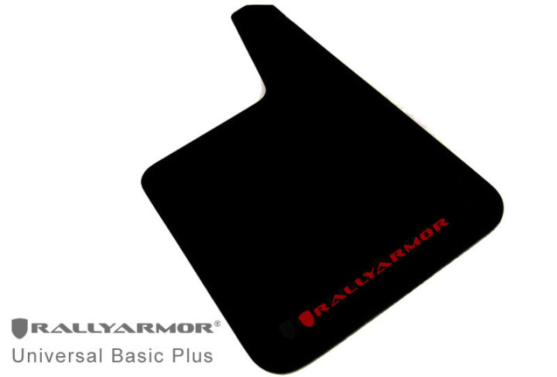 
                      
                        Rally Armor Universal Fit (No Hardware) Basic Plus Black Mud Flap w/ Black Logo
                      
                    