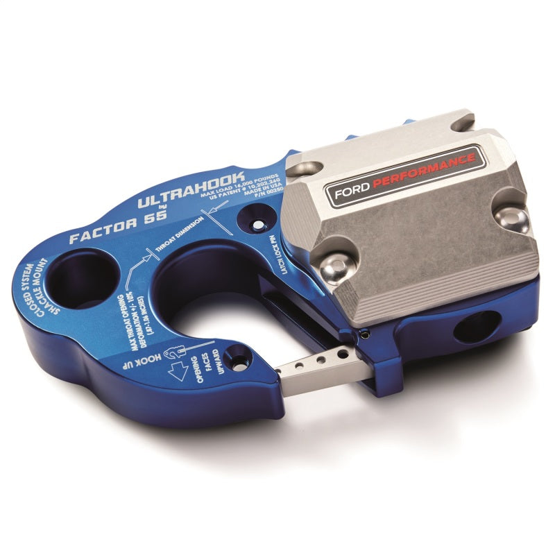 Ford Racing Factor 55 UltraHook mit Seilschutz – Blau