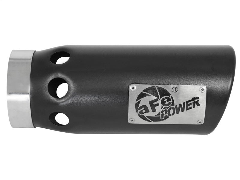 
                      
                        aFe Power Intercooled Tip Stainless Steel - Black 4in In x 5in Out x 12in L Bolt-On
                      
                    